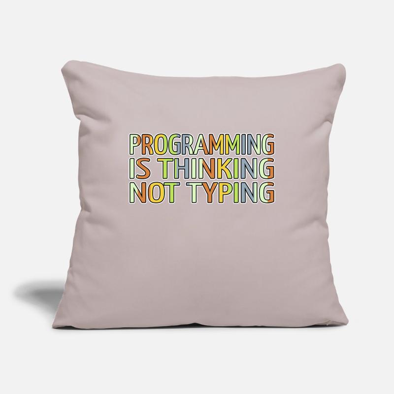 statement anonymous mask hacker fans hacking codes Sofa pillowcase 17,3'' x 17,3'' (45 x 45 cm)