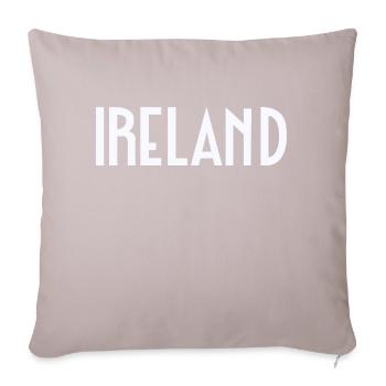 Irlande - Housse de coussin décorative 45 x 45 cm - taupe clair - Devant