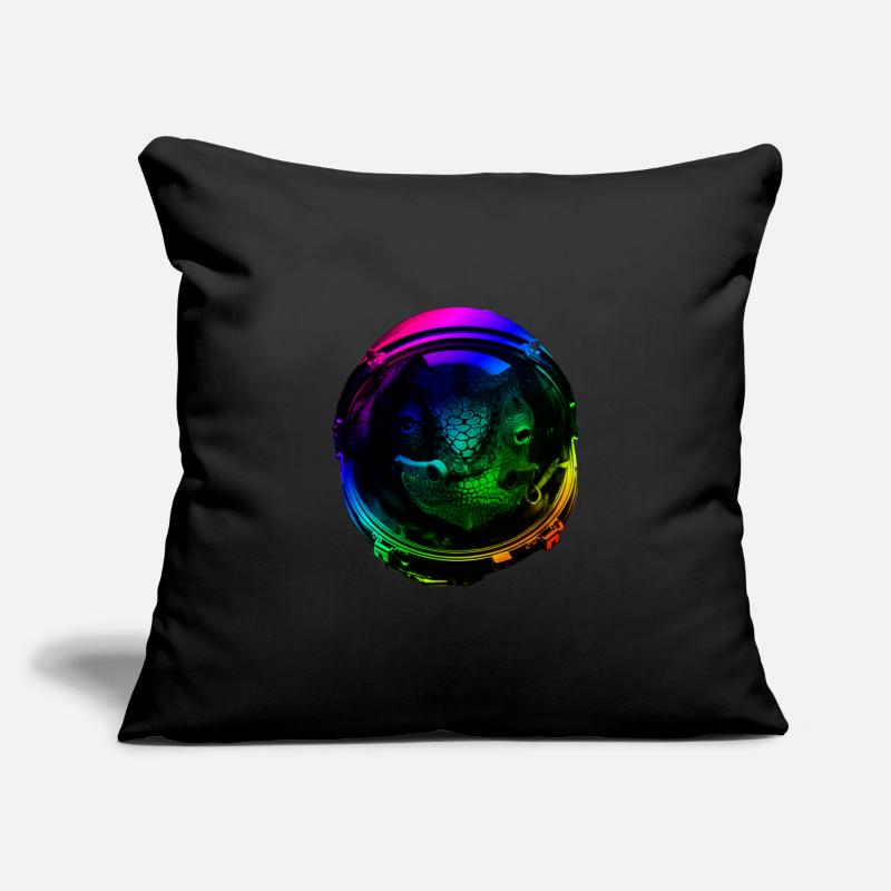 Astronaut Chameleon Reptile Keeper Outer Space Sofa pillowcase 17,3'' x 17,3'' (45 x 45 cm)