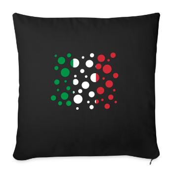 Italy - Sofakissenbezug 45 x 45 cm - Schwarz - Vorne