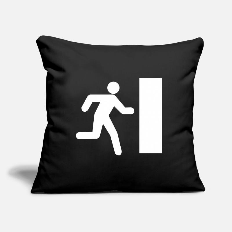 Emergency exit Sofa pillowcase 17,3'' x 17,3'' (45 x 45 cm)
