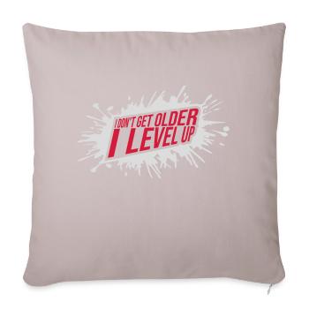 Vieillir - Housse de coussin décorative 45 x 45 cm - taupe clair - Devant