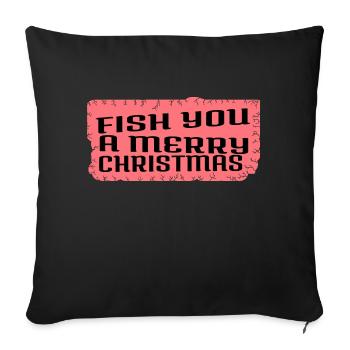 Gift Christmas Vacation Beach Funny Sayings Cute - Sofa pillowcase 17,3'' x 17,3'' (45 x 45 cm) - black - Front