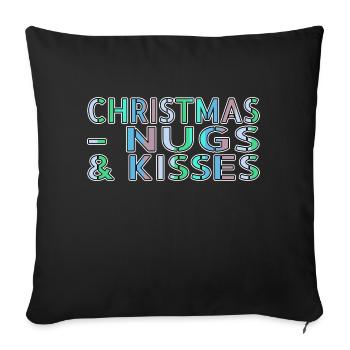 Cute Dork Couples Funny Quote Animal - Sofa pillowcase 17,3'' x 17,3'' (45 x 45 cm) - black - Front