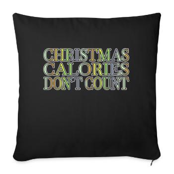 awesome jokes gift birthday present present idea - Sofa pillowcase 17,3'' x 17,3'' (45 x 45 cm) - black - Front