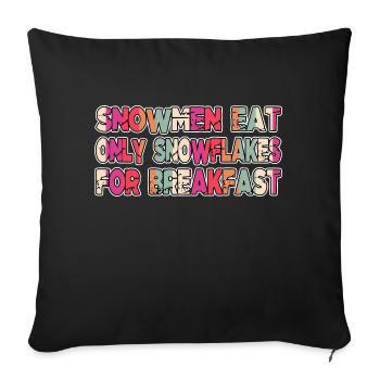 funny statement sayings couples under the tree - Sofa pillowcase 17,3'' x 17,3'' (45 x 45 cm) - black - Front