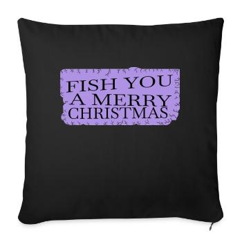 birthday funny gym animation dinosaur moon present - Sofa pillowcase 17,3'' x 17,3'' (45 x 45 cm) - black - Front