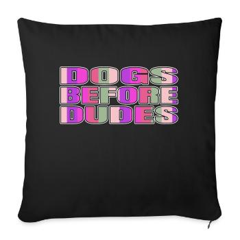 4th of july beagle dad dog love gift beagle lovers - Sofa pillowcase 17,3'' x 17,3'' (45 x 45 cm) - black - Front