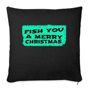 Present Bedroom Dinosaur Fan Bday Geek Couples - Sofa pillowcase 17,3'' x 17,3'' (45 x 45 cm) - black - Front