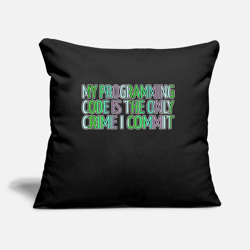 Computer Language Jokes Present Backend Developer Sofa pillowcase 17,3'' x 17,3'' (45 x 45 cm)