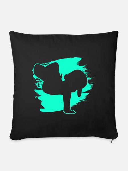 Breakdancer Breakdancing Junge - Sofakissenbezug 45 x 45 cm - Schwarz