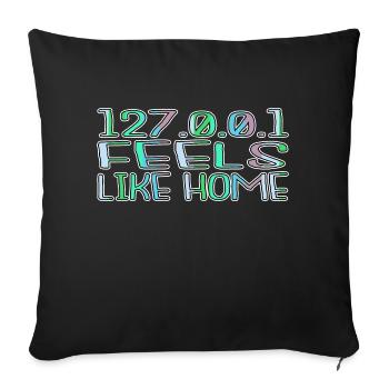 Christmas Carols Joke Sayings Funny Quote - Sofa pillowcase 17,3'' x 17,3'' (45 x 45 cm) - black - Front