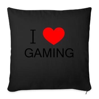 Game Gaming PC - Sofakissenbezug 45 x 45 cm - Schwarz - Vorne