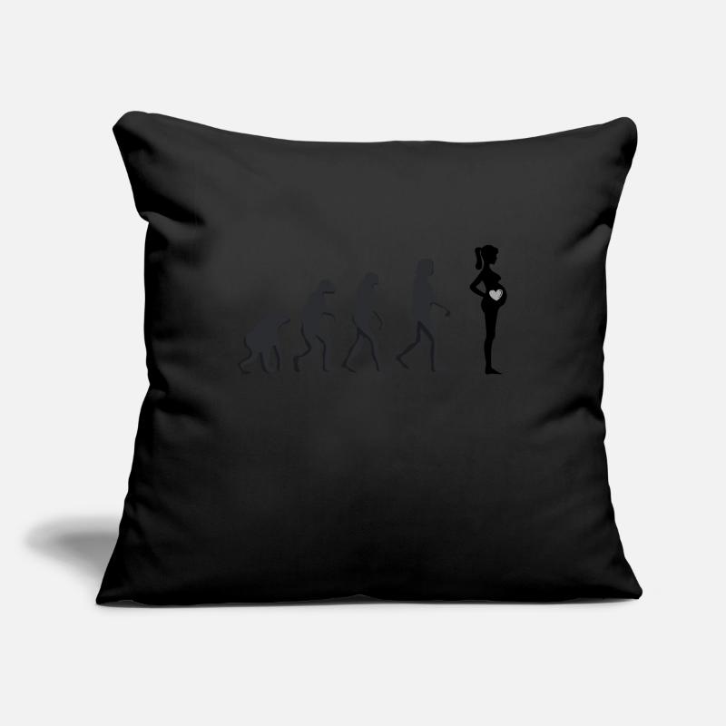 Enceinte - Évolution humaine Housse de coussin décorative 45 x 45 cm