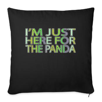 dictons growler cool anniversaire cadeau idée bday - Housse de coussin décorative 45 x 45 cm - noir - Devant
