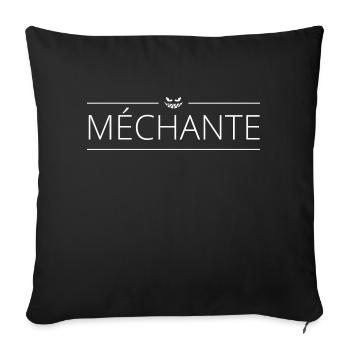 méchante - Housse de coussin décorative 45 x 45 cm - noir - Devant