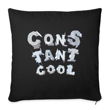 constant cool - Sofakissenbezug 45 x 45 cm - Schwarz - Vorne