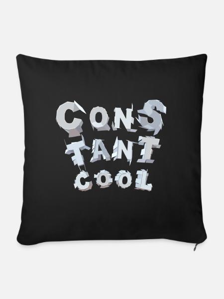 constant cool - Sofakissenbezug 45 x 45 cm - Schwarz