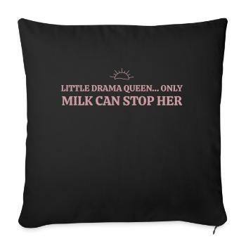 Baby - Sofa pillowcase 17,3'' x 17,3'' (45 x 45 cm) - black - Front