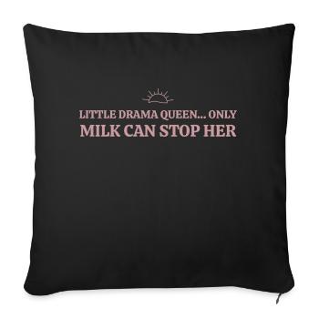 Baby - Sofa pillowcase 17,3'' x 17,3'' (45 x 45 cm) - black - Front