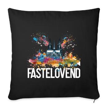 Cologne Kölle Carnival Gebützt Kölle Alaaf Jeck Party - Sofa pillowcase 17,3'' x 17,3'' (45 x 45 cm) - black - Front