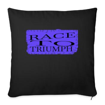 anticipation funny sayings gift idea cool gift fun - Sofa pillowcase 17,3'' x 17,3'' (45 x 45 cm) - black - Front