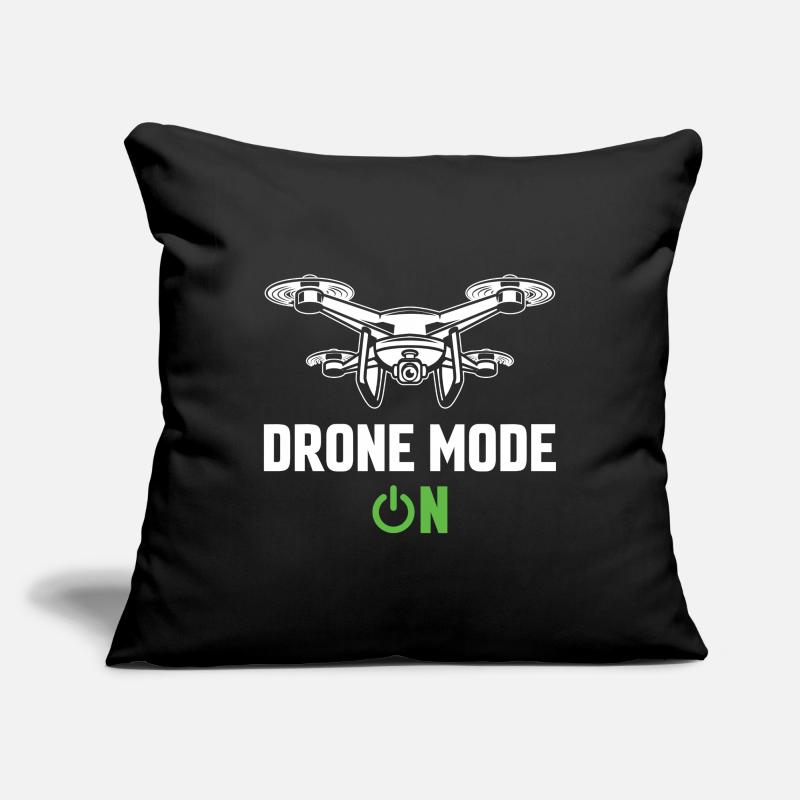 Mode drone activé Housse de coussin décorative 45 x 45 cm