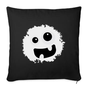 Laughing Monster - Halloween - Ghost - Ghost - Sofa pillowcase 17,3'' x 17,3'' (45 x 45 cm) - black - Front