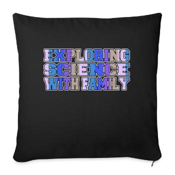 Conseils parentaux Science News Idée cadeau - Housse de coussin décorative 45 x 45 cm - noir - Devant