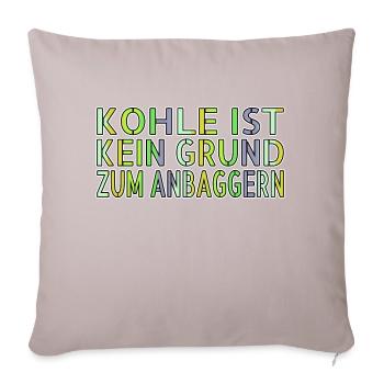 grüne lebensstiltipps geburtstagsgeschenkidee - Sofakissenbezug 45 x 45 cm - helles Taupe - Vorne