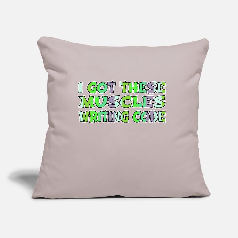 Present JOKE Langages de programmation Informatique Housse de coussin décorative 45 x 45 cm