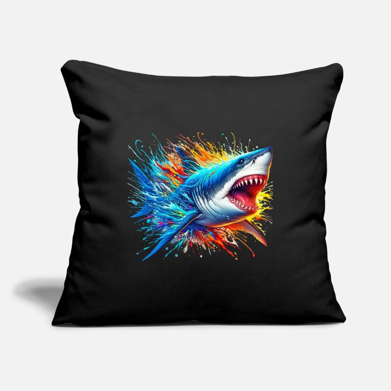 Requin Housse de coussin décorative 45 x 45 cm