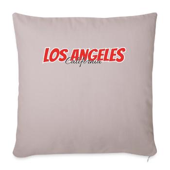 Los Angeles, Californie - Housse de coussin décorative 45 x 45 cm - taupe clair - Devant