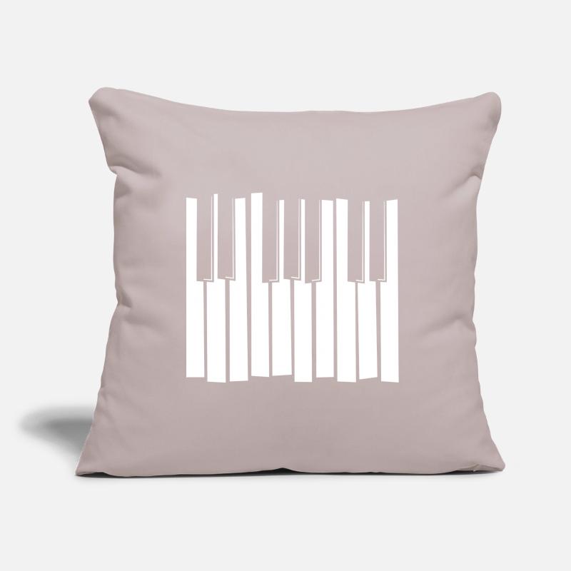 Piano Keyboard Strip Pattern Sofa pillowcase 17,3'' x 17,3'' (45 x 45 cm)