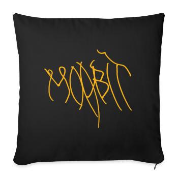 Berlin Moabit Hoodie - Sofa pillowcase 17,3'' x 17,3'' (45 x 45 cm) - black - Front