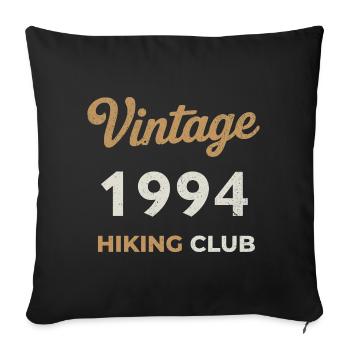 Vintage 1994 – Sailing Club Retro Geburtsjahr - Sofakissenbezug 45 x 45 cm - Schwarz - Vorne