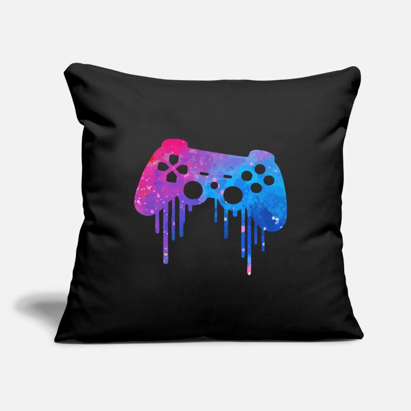 Éclaboussure de jeu Housse de coussin décorative 45 x 45 cm