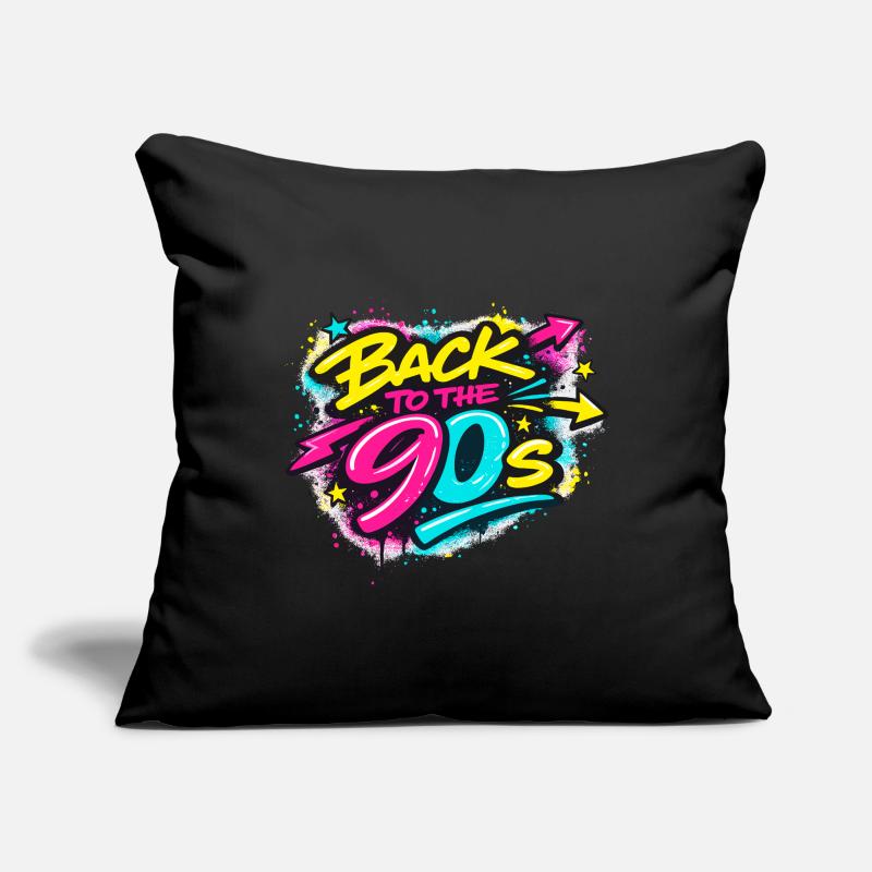 Back to the 90s Neon Graffiti Sofa pillowcase 17,3'' x 17,3'' (45 x 45 cm)