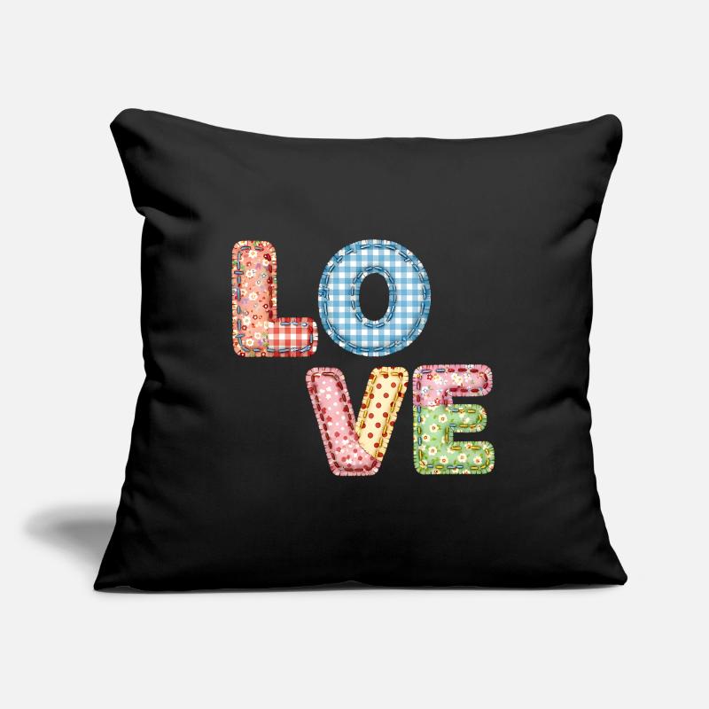 Patchwork Design Patchwork Patchwork Patches colorés Housse de coussin décorative 45 x 45 cm