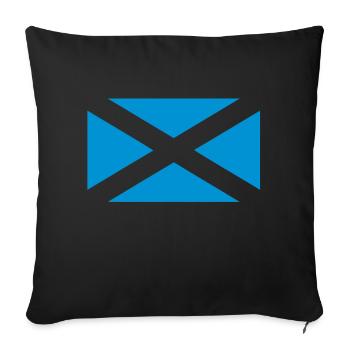 scotland - Sofa pillowcase 17,3'' x 17,3'' (45 x 45 cm) - black - Front