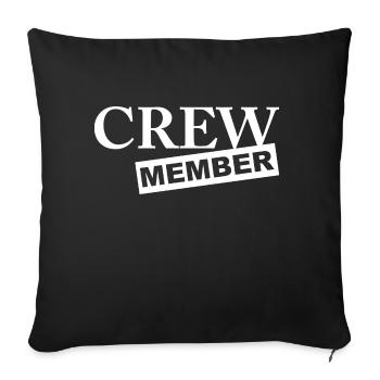 Cadeaux d'anniversaire - Housse de coussin décorative 45 x 45 cm - noir - Devant