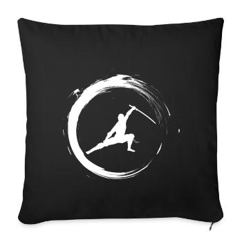 Ninja - Sofakissenbezug 45 x 45 cm - Schwarz - Vorne