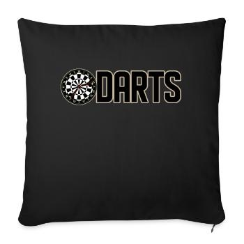 Darts - Sofakissenbezug 45 x 45 cm - Schwarz - Vorne