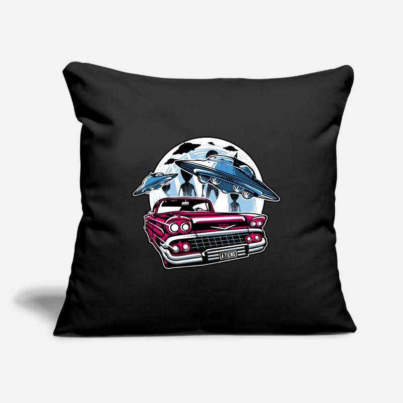 alien attack on earth Sofa pillowcase 17,3'' x 17,3'' (45 x 45 cm)