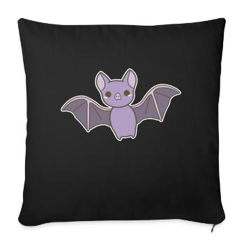 Chauve-souris - Housse de coussin décorative 45 x 45 cm - noir - Devant