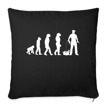 DIY evolution - Sofa pillowcase 17,3'' x 17,3'' (45 x 45 cm) - black - Front