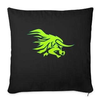 Tattoo tattoo tribal tattoos Body art color - Sofa pillowcase 17,3'' x 17,3'' (45 x 45 cm) - black - Front