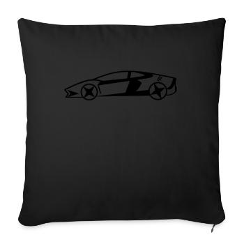 Sport - Sofa pillowcase 17,3'' x 17,3'' (45 x 45 cm) - black - Front
