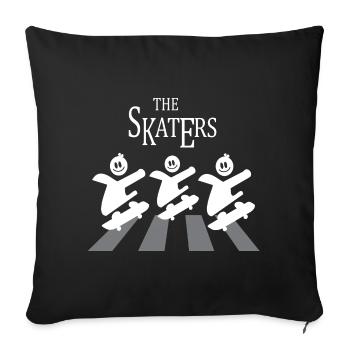 The Skater Crew - Sofa pillowcase 17,3'' x 17,3'' (45 x 45 cm) - black - Front