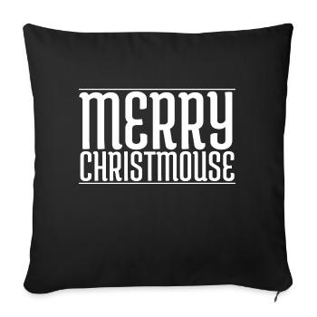 santa statement cute present contrastcoffeemug fun - Sofakissenbezug 45 x 45 cm - Schwarz - Vorne